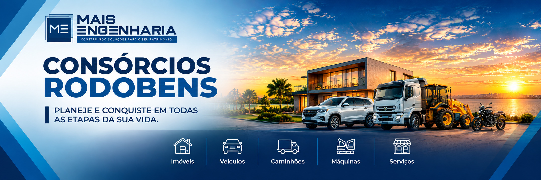 Consórcios Rodobens. Planeje e conquiste em todas as etapas da sua vida.